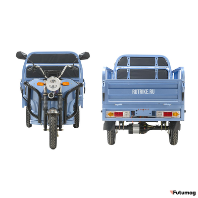 Грузовой электротрицикл Rutrike Вектор 1500 60V1200W синий