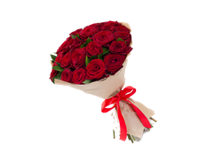 роза красная 25 шт