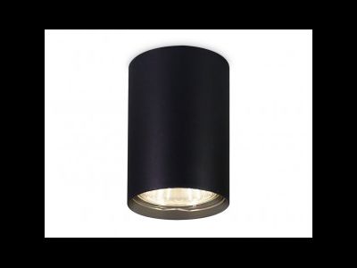 Ambrella св-к накл. спот MR16 GU5.3 max12W черный цилиндр 80x55 TECHNO SPOT TN213102 BK