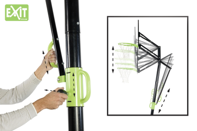 ПЕРЕДВИЖНАЯ БАСКЕТБОЛЬНАЯ СИСТЕМА EXIT TOYS 80051