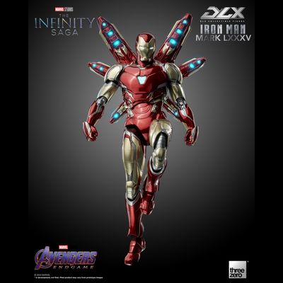 Железный Человек (Iron Man) - Коллекционная фигурка 1/12 SCALE The Infinity Saga DLX Iron Man Mark 85 (3Z02500C0) - Threezero