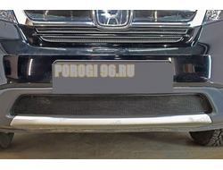 Защита радиатора для Honda Pilot 2018- black низ