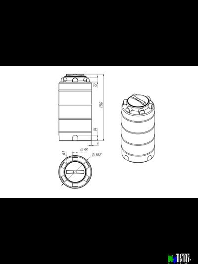 ЕМКОСТЬ ЭВЛ-Т 200Л