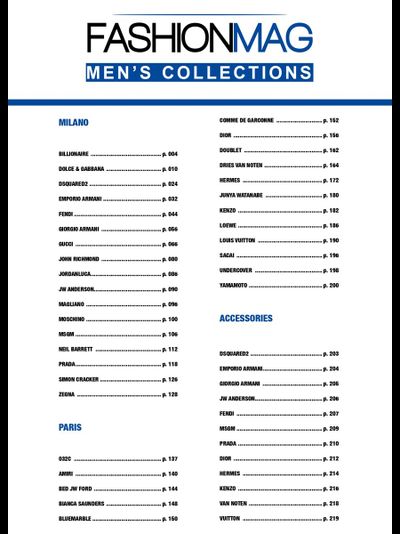 FashionMag Men&#039;s Collections Magazine Spring-Summer 2025 Milan-Paris
