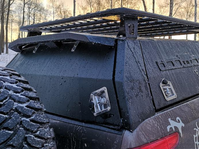 Силовой экспедиционный 3дверный кунг КДТ на Мицубиси Л200 2015+ для подготовленных к оффроад пикапов