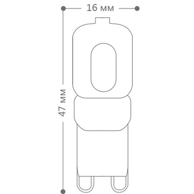 Светодиодная лампа G9 5W 230V