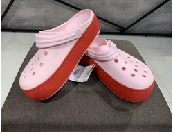Сабо Crocs розовые