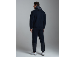 Теплый спортивный костюм мужской  12SKM-1601 (темно-синий)