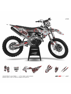 Наклейки на мотоцикл KTM ataki ef gr8 kews екатеринбург мотонаклейкару мотопленка рф ктм ktm sx sfx