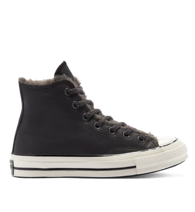 Кеды Converse Chuck 70 черные зимние с мехом