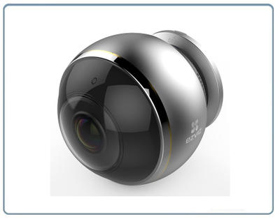 EZVIZ Mini Pano панорамная 360 градусов WiFi (2.4/5 Ггц) видеокамера с DVR, Full HD