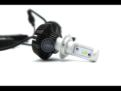 Светодиодные лампы CP-ZES H7, 12-24V, 25W, чипы LUXEON ZES, световой поток 4000Lm, возможность юстировки (комплект, 2шт)