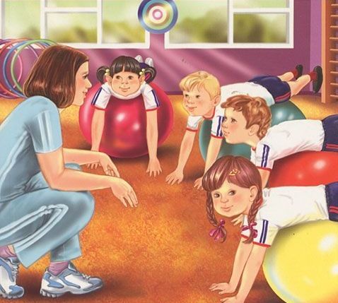 Физкультурник рисунок