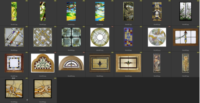 Витражи, окна