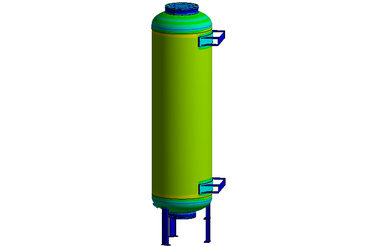 Расчет на статическую и циклическую прочность адсорбера
