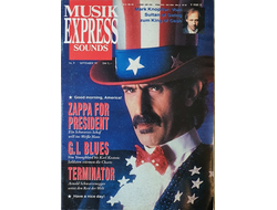 Musikexpress Sounds Magazine September 1991 Frank Zappa Иностранные музыкальные журналы,Intpressshop