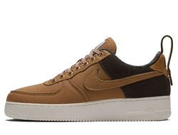 Кроссовки Carhartt WIP x Nike Air Force 1 07 Premium Ale Brown мужские AV4113-200