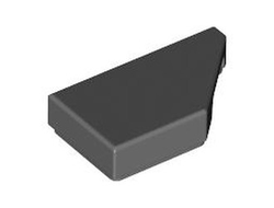Tile, Modified 1 x 2 Wedge Right, Dark Bluish Gray (5092 6477756 6510145)