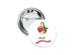 Значок закатной #4 на День влюблённых, 14 февраля