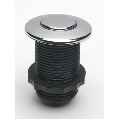 Кнопка пневматического управления арт. 9575, хром , накладка сталь