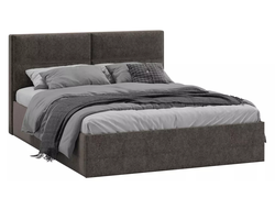 Спальня ГЛОСС - Кровать с мягкой обивкой тип 1 1600 Микровелюр Jercy Stone
