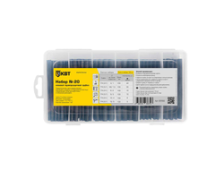 Набор термоусадочных трубок №20 (черн) в органайзере в нарезке по 100мм