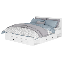 Софт Кровать1,6 м КР-16, белый/эмаль белая