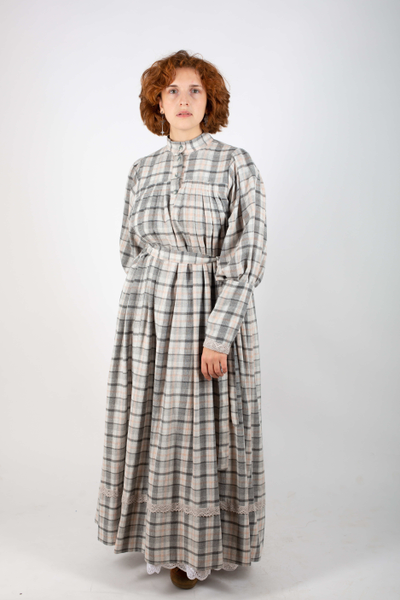 Платье "Поморское" в клетку