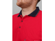 Рубашка-поло  большого размера  Ф &quot;Поло&quot; - 21 П (цвет красный) Размер 60-74