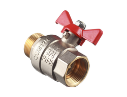 Кран шаровый 3/4" НВ бабоч [47942]