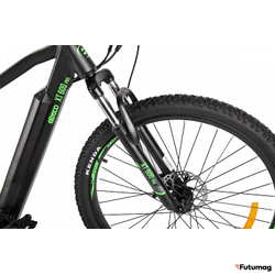 Электровелосипед Eltreco XT 600 Pro (Серо-зеленый)