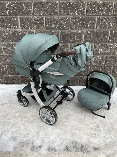 Детская коляска 3 в 1 Darex Изумрудный