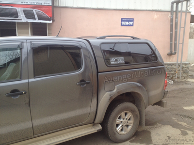 Кунг на Toyota Hilux Vigo 2005-2015 Carryboy S2 темно-серый 1G3 от AvengerUral.ru Екб, Пермь, Тюмень