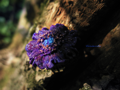 Волшебное кольцо "Пыльца Фей" из коллекции необычных украшений с цветами