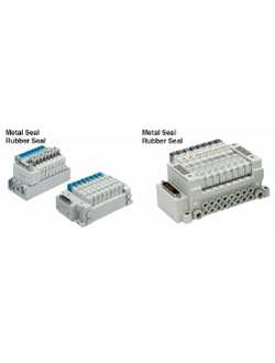 Блоки пневмораспределителей с последовательным интерфейсом управления VQ1000 VQ2000 SY3000 SY5000