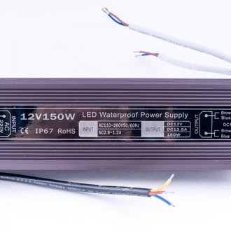 Блок питания для светодиодной ленты SWG 12В 12,5А 150Вт IP67
