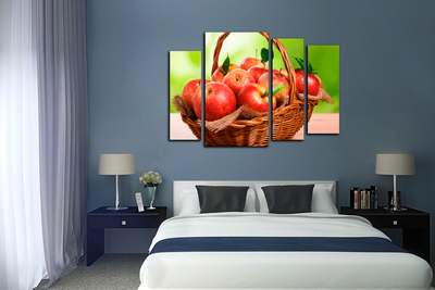 Модульная картина "Красное яблоки"