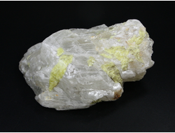 Самородная сера в гипсе, Россия, Самарская обл. (103*78*45 мм, 349 г) №24870