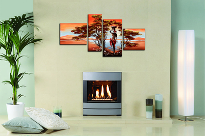 Модульная картина "Сексуальная Африка"