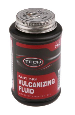 Вулканизирующая жидкость (клей)  FAST DRY CHEMICAL VULCANISING FLUID, объём 236 мл, с кисточкой Tech /арт.760