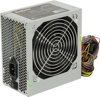 Блок питания ATX Exegate XP400 EX219459RUS 400W, black, 12cm fan, 24p+4p, 3*SATA, 2*IDE, FDD