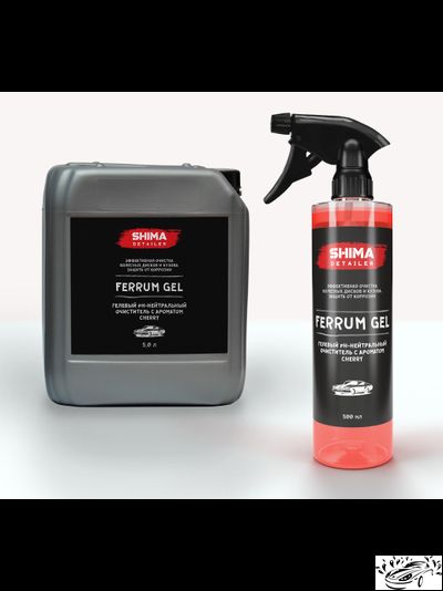 Гелевый pH-нейтральный очиститель Shima Detailer FERRUM GEL, 500мл