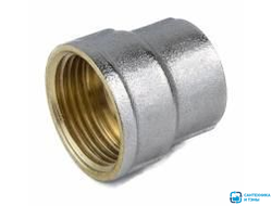 Муфта переходная VIEIR  1/2''-3/8'' вр/вр никель в Тамбове