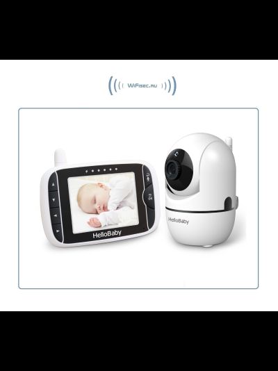 Комплект WiFi видеоняня HelloBaby HB65, монитор и одна поворотная видеокамера