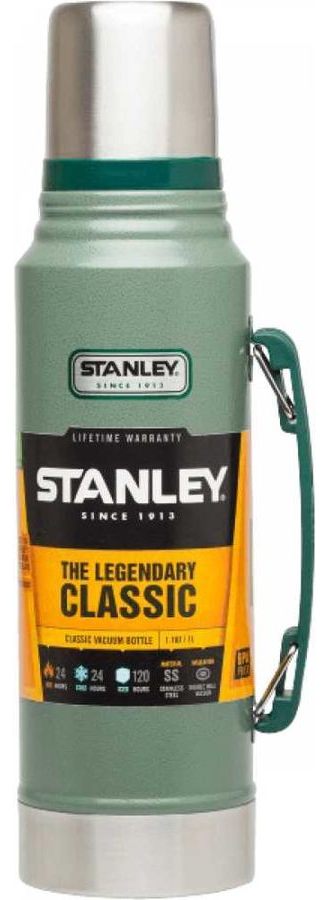 Термос STANLEY The Legendary Classic Bottle, 1л, зеленый