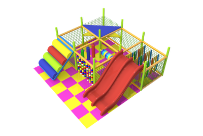 Игровой лабиринт «Радуга» 3,7х2,1х2,7м.