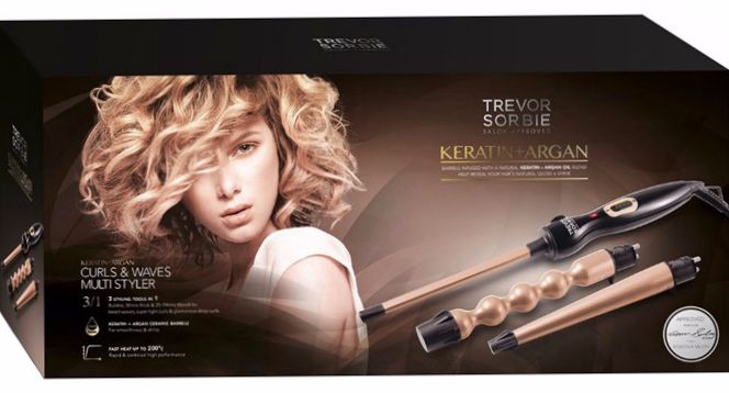 для укладки - Набор для укладки волос TREVOR SORBIE CURLS & WAVES MULTISTYLER.