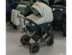 Детская коляска 3 в 1 Luxmom F2 Серый (Экокожа)