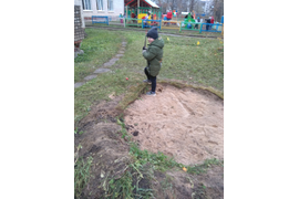 Тренировочный процесс в детском саду №9 в г.Волхове.