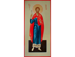Василий Византийский, Святой мученик. Рукописная мерная икона.